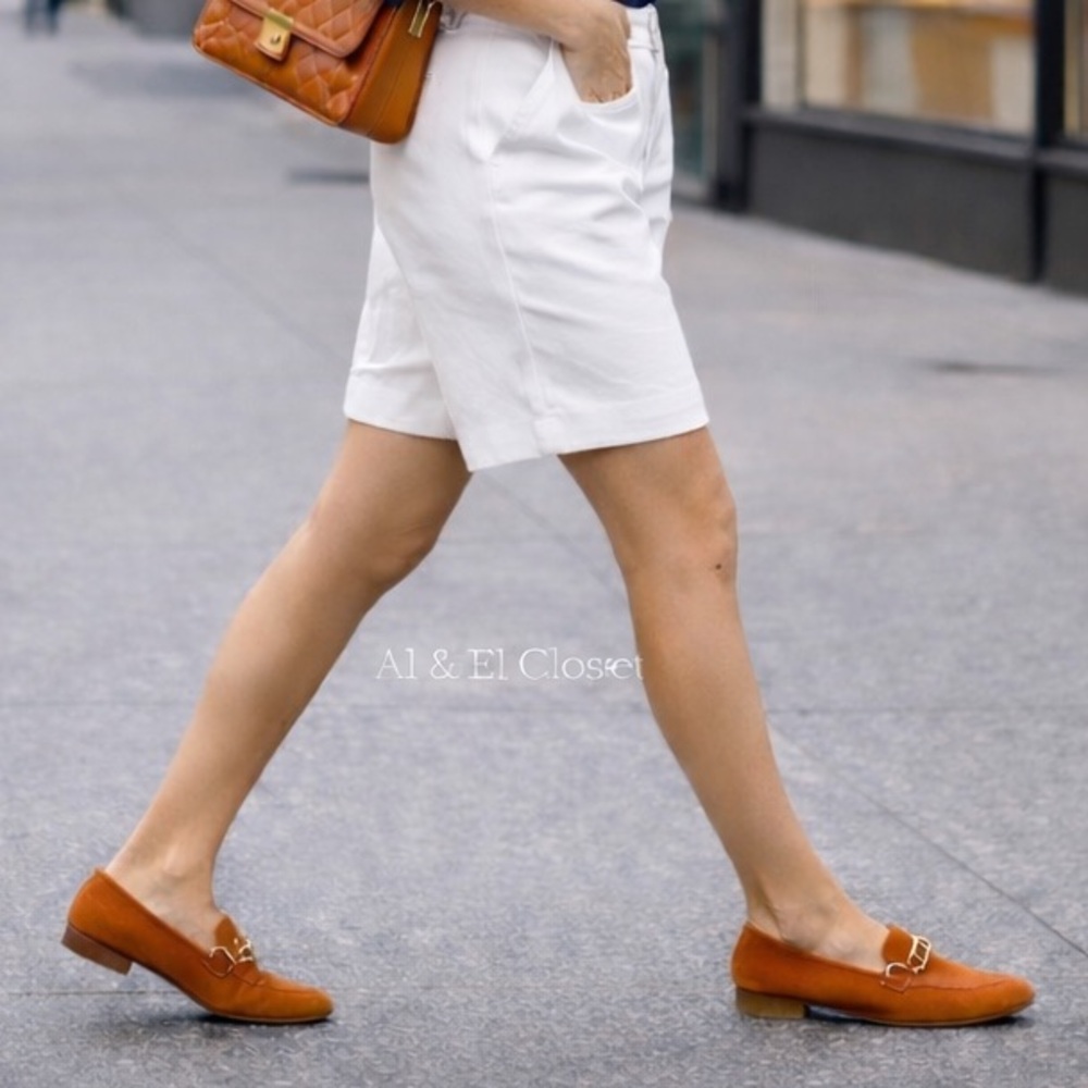 Parrotto Slip On Italian Suede Loafers Burnt Orange EU 40 Women New In Box